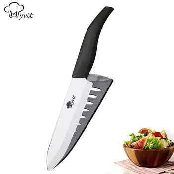 Керамический нож Myvit 6 дюймов, белый