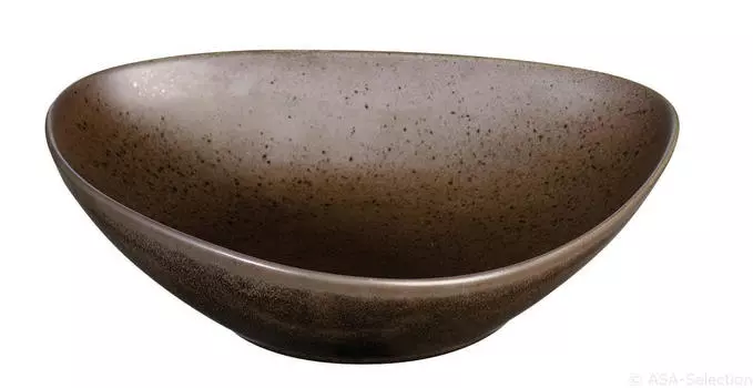 Керамогранит pasta plate cuba marone Asa, коричневый