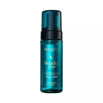 Kerastase Boucles D'Art Sculptural Curls Aqua Мусс гибкой фиксации 5,1 унции, Kerastase