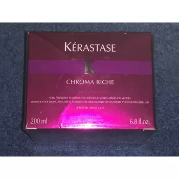 Kerastase Chroma Riche System Aqua Ionic Смягчающее сияющее средство 6,8 унций Krastase