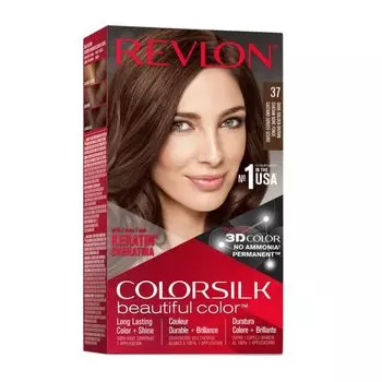 Кератиновая краска для волос Colorsilk Revlon, цвет 37
