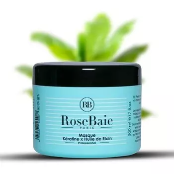 Кератиновая маска с касторовым маслом ягодная 500мл, Rose Baie