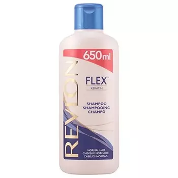 Кератиновый шампунь для нормальных волос 650мл - унисекс, Flex