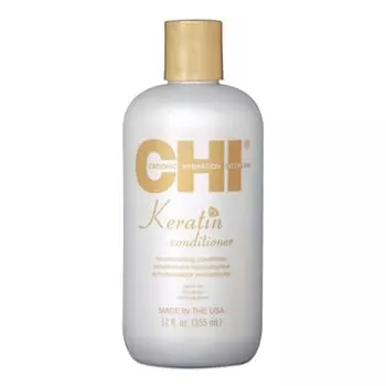 Кератиновый восстанавливающий кондиционер для волос CHI, 355 мл