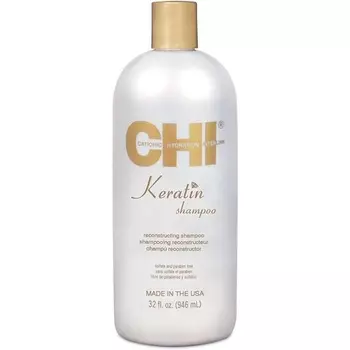 Кератиновый восстанавливающий шампунь 946мл, Chi