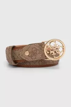 КЕРИМ ремень Guess, бежевый