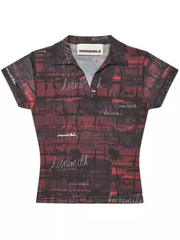 Kerne.Milk рубашка поло Soleil, черный