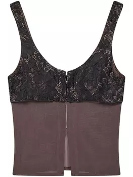 Kerne.Milk топ Wonder без рукавов, коричневый