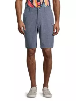 Керосиновые гибридные шорты с плоской передней частью Volcom, цвет Hybrid Navy