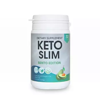 Ketoslim Bento Edition Кетогенная диета для похудения и сжигания жира Кето, Добавка , 30 капсул Inna Marka