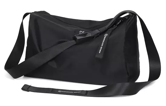 KEYSTREET Спортивная сумка QING QI ZHE из полиамида, сумка для тренировок, дорожная сумка на одно плечо, рюкзак, сумка через плечо унисекс, черная