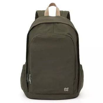 KEYSTREET Тканевый рюкзак унисекс: черный/бежевый/зеленый/павлинье-синий/коричневый