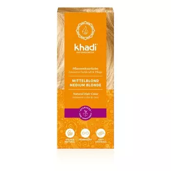 Khadi, хна для волос на травах, 103 Medium Blonde, 100 г