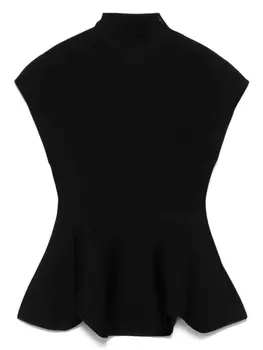 KHAITE Андра топ, черный