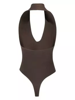 KHAITE боди Toto, коричневый