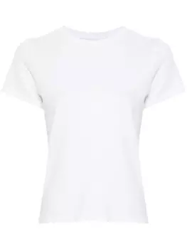 KHAITE футболка из хлопка с круглым вырезом, белый