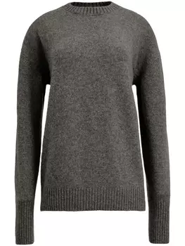 KHAITE кашемировый джемпер Camilla с круглым вырезом, серый