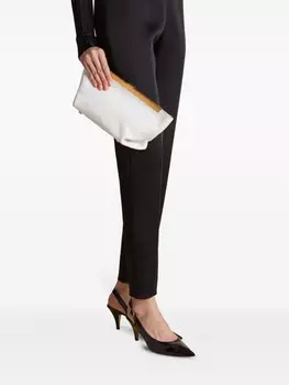 KHAITE клатч The Aimee, белый
