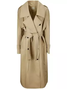 KHAITE mazlow trechcoat, нейтральный цвет