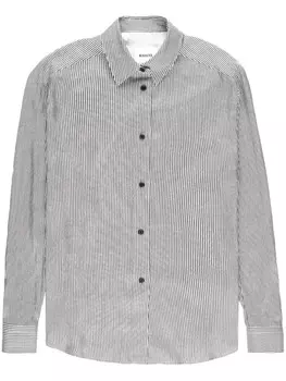 KHAITE полосатая рубашка Argo с длинными рукавами, белый