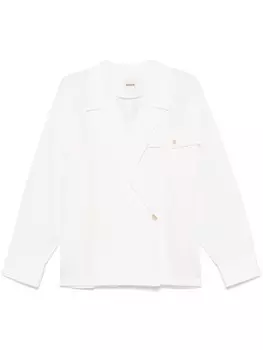 KHAITE рубашка Garth, белый