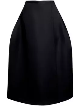 KHAITE юбка мини The Meelar, черный