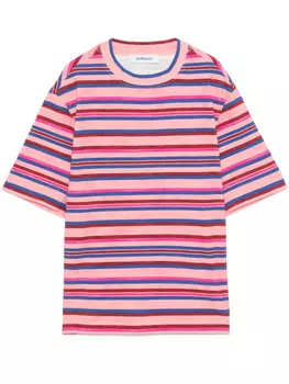 Khrisjoy футболка Celeste Stripes, розовый