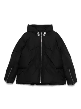 Khrisjoy куртка-пуховик с капюшоном, черный