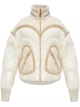 Khrisjoy куртка с пуховым наполнителем, нейтральный цвет