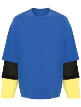 Khrisjoy многослойная футболка, синий