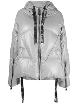 Khrisjoy пуховик Khris Iconic с капюшоном, серебристый
