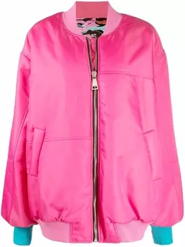 Khrisjoy пуховик оверсайз, розовый