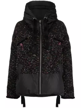 Khrisjoy пуховик с капюшоном, черный