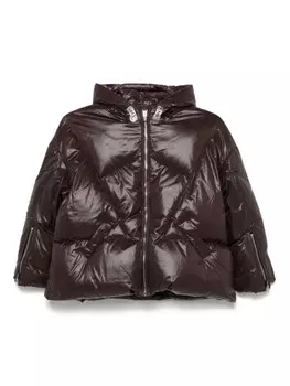 Khrisjoy стеганая куртка, коричневый