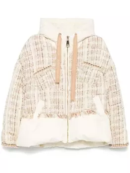 Khrisjoy твидовый жакет Khris, нейтральный цвет