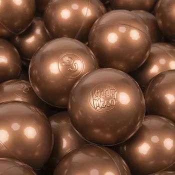 KiddyMoon Мячи пластиковые 7см медь 200 Игрушечный набор шариков