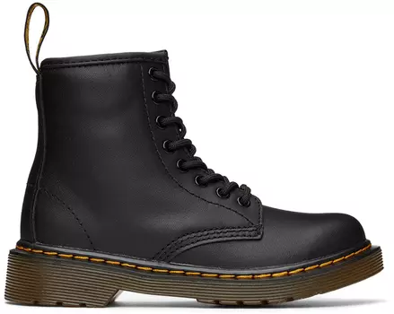 Kids Black 1460 Ботинки для больших детей Dr. Martens