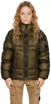 Kids Green U16 D.D Shell Down Jacket C.P. Company Kids