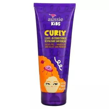 Kids, несмываемый кондиционер для кудрявых волос, солнечные тропические фрукты, 193 г (6,8 унции) Aussie