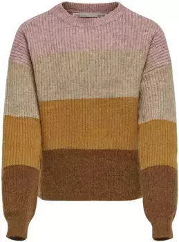 KIDS ONLY вязаный свитер "KOGSANDY L/S STRIPE PULLOVER", цвет Dusty Rose