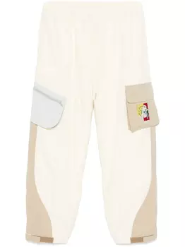 KidSuper брюки с нашивкой-логотипом, нейтральный