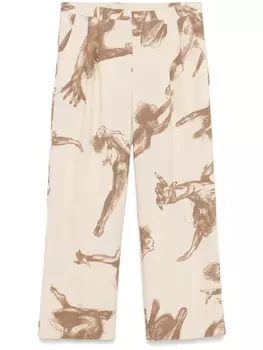 KidSuper брюки с принтом, нейтральный
