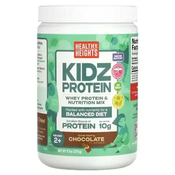 Kidz Protein, для детей от 2 лет, шоколад, 9,5 унций (270 г) Healthy Heights