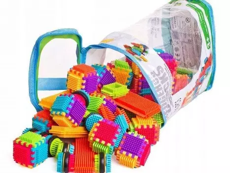 КИК, Конструкторы, Вафли, Ежики, Расчески, 150 элементов KIK