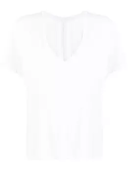 Kiki de Montparnasse Intime V-neck T-shirt, белый