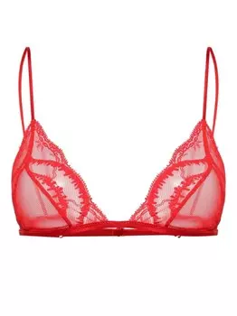 Kiki de Montparnasse кружевной бюстгальтер Leche Moi, красный