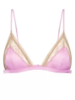 Kiki de Montparnasse кружевной бюстгальтер, розовый