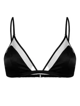 Kiki de Montparnasse полупрозрачный бюстгальтер Peep Show, черный