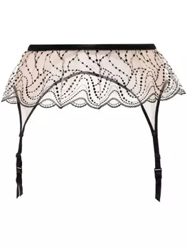 Kiki de Montparnasse пояс для чулок Ondule, розовый