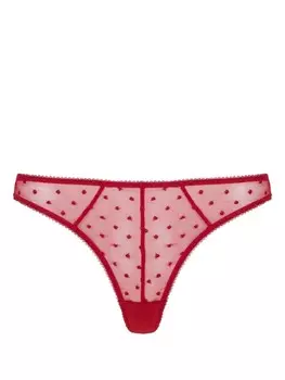 Kiki de Montparnasse трусы-стринги Merci, красный